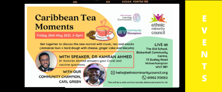 Diversity Music Community 1st  providing music support for Caribbean Tea Moments