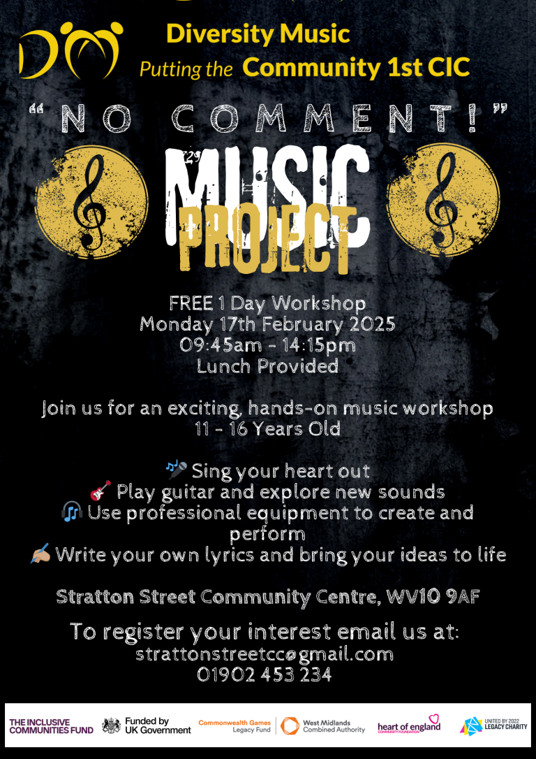 No Comment Music Project: Inspiring Young People Through Music